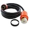 Ac Works SOOW Locking Extension Cord, 10 AWG, Indoor/Outdoor, 10/4, 1 Outlets, CS6364, Black, Rubber, Nylon TEL1430-050 - alternate 1